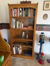33x73 oak bookcase