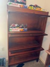 modern barrister bookcase three section