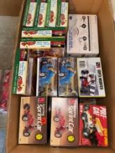 large lot plastic model kits, 16 total