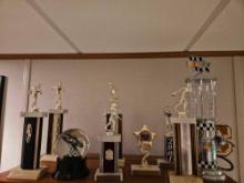 Trophies and collectibles.