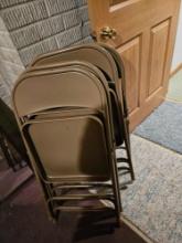 4 folding chairs