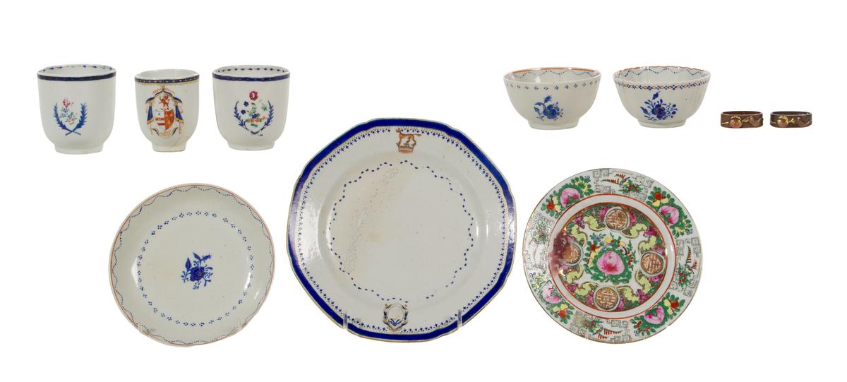 Chinese Export Armorial Porcelain Assortment