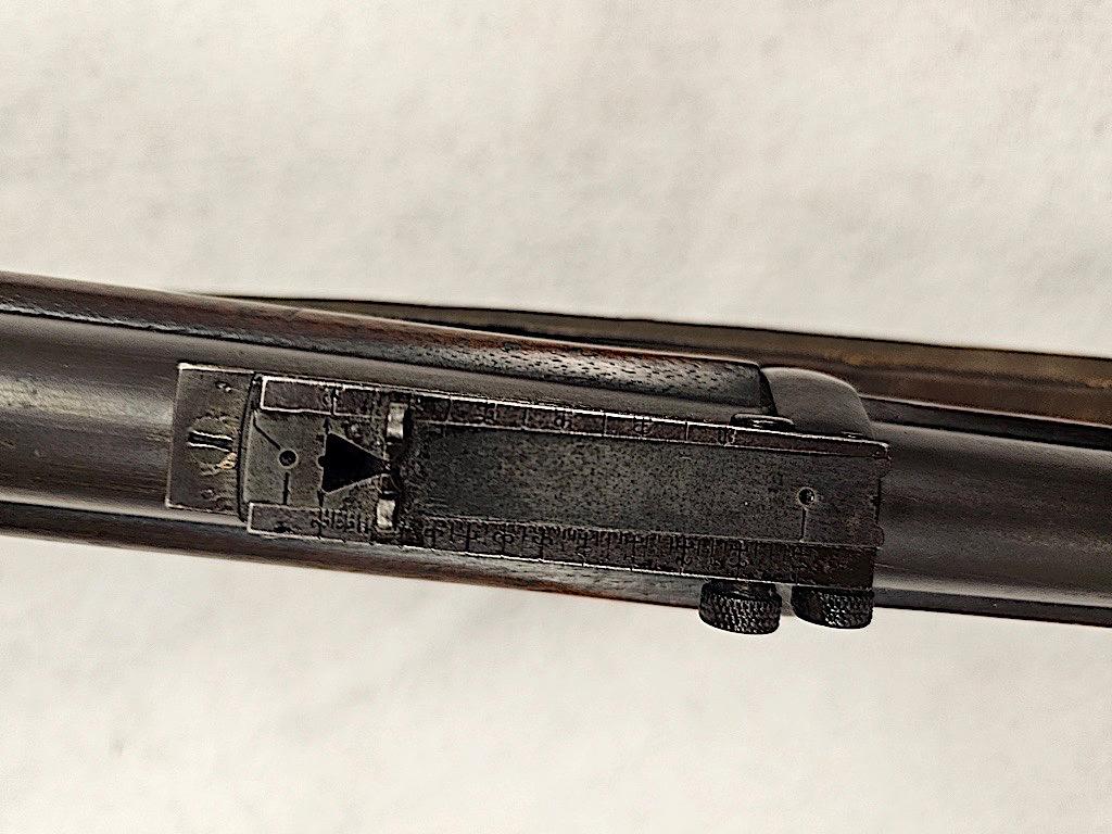 US SPRINGFIELD 1884 RIFLE, CAL 45/70, COMPLETE WITH ORIGINAL STRAP, AND CLE