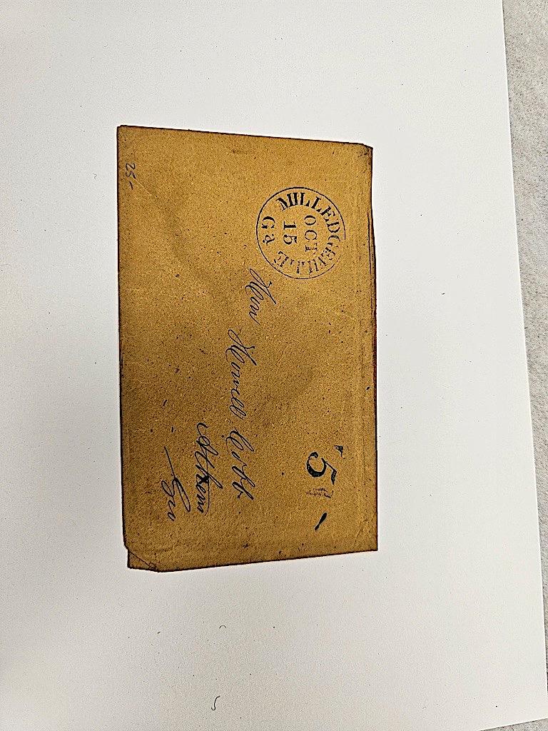 CIVIL WAR ERA ENVELOPE ADDRESSED TO 'HON HOWELL COBB - ATHENS GA'