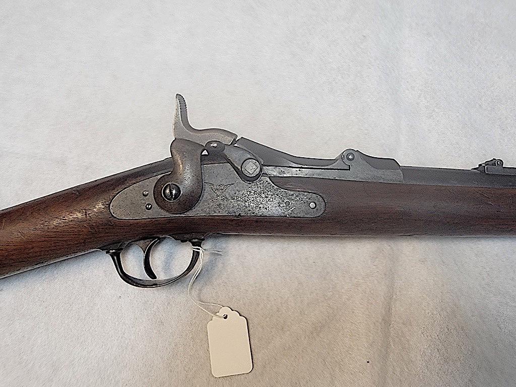 US MODEL 1873 CARBINE, CAL 45/70, WITHOUT CLEANING KIT, INSPECTOR MARKS:  E