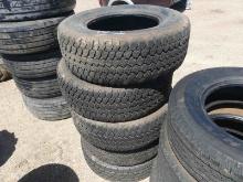 (5) Goodyear Wrangler R265/70R17 Tires