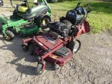 Exmark Turf Tracer Stand-behind Mower, s/n 402330137: Meter Shows 1350 hrs