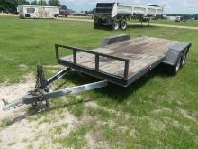 18' Trailer (Title Delay): Bumper-pull, T/A, Pull Out Ramps