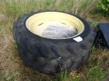 (2) Firestone Spade Grip Tires on JD Rims