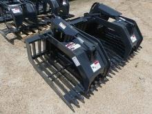 Unused Stout HD69-3 Grapple w/ Skid Steer Quick Attach