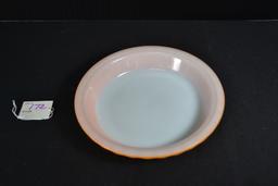 AGEE Pyrex 9" Fluted Orange Pie Plate from Australia