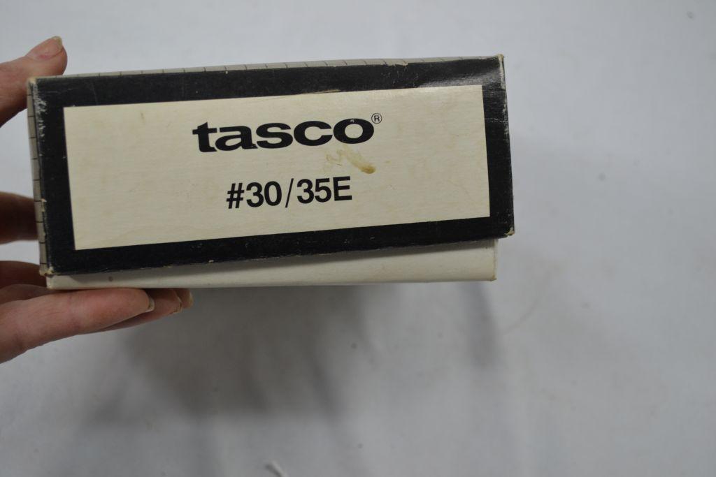 Tasco Shot Saver Scope; .177-.45 Bore Sights with Box and Case
