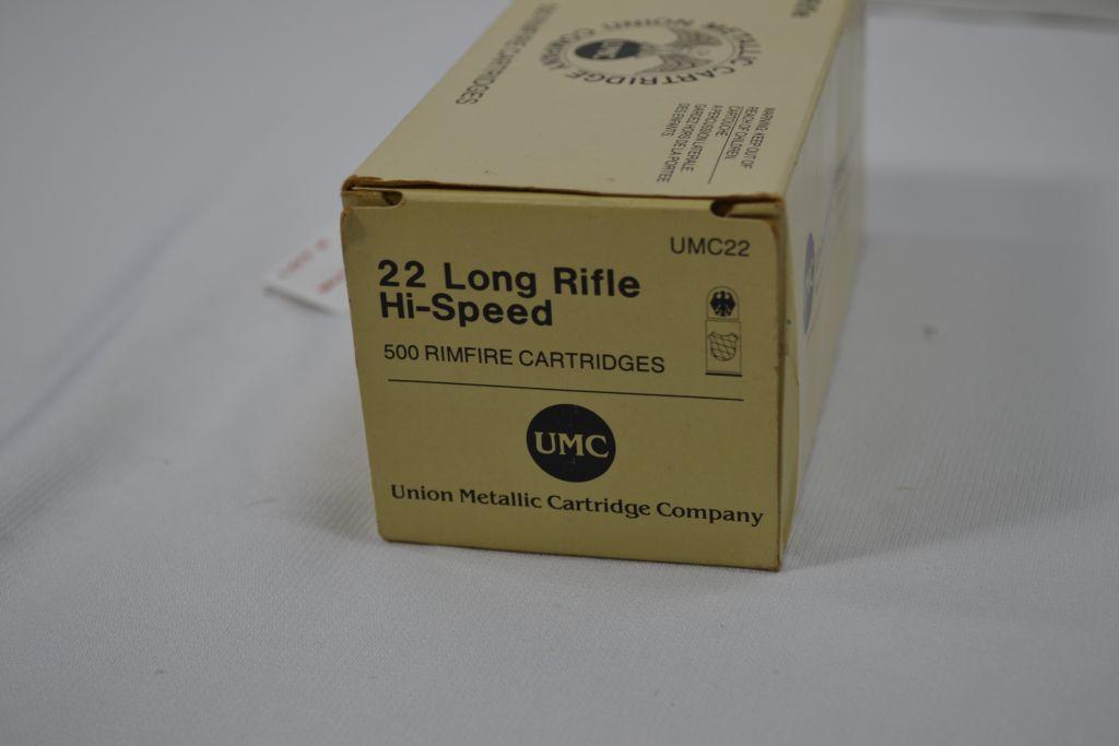 Union Metallic Cartridge Company 22LR Ammo, 500rd