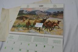 6 Remington Paintings on Canvas DuPont Agricultural Products Calendar