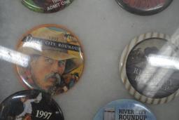 Collection of Collectors Rodeo Pins, Years From 1985 to 2006