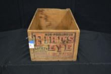 Birdseye Double-Dip Wooden Dove-Tailed Matchbox Shipping Crate
