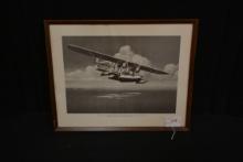 1928 Pan Am American Airplane Print by Phillips 66