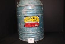Vintage Corey Thermo Type 3 Gal. Galvanized Water Can