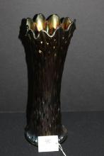 Fenton April Showers Carnival Stretch Vase; 12" Tall