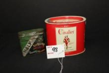 Pair of Vintage Cigarette and Tobacco Tins