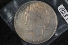 1923-P Peace Dollar; VF/XF