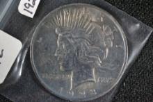 1923-P Peace Dollar; VF/XF