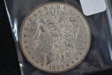1880 Morgan Dollar; XF/AU