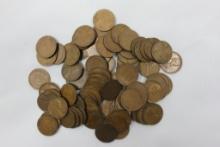Group of 82 - 1930s Wheat Pennies