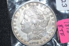 1878 8TF Morgan Dollar; XF