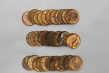Group of 33 - 1941 Wheat Pennies; Unc.