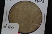 1922-S Peace Dollar; F