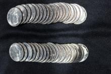 Group of 40 - 1971 Kennedy Half Dollars; Unc.