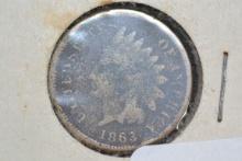 1863 Indian Head Penny; G