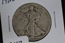 1928-S Walking Liberty Half Dollar; VG