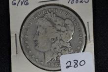 1882-S Morgan Dollar; G