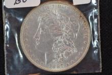 1887 Morgan Dollar; BU