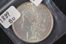 1889 Morgan Dollar; BU