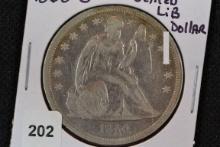 1860-O Seated Liberty Dollar; F