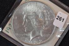 1923 Peace Dollar; BU