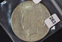 1928-S Peace Dollar; XF