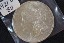 1921-D Morgan Dollar; BU