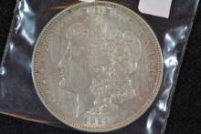 1921-D Morgan Dollar; VF