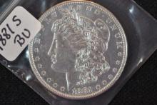 1881-S Morgan Dollar; BU