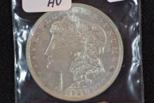 1921 Morgan Dollar; AU