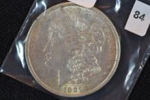 1921 Morgan Dollar; AU