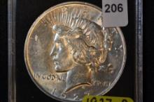 1927-D Peace Dollar; Unc.