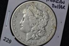 1889-CC Morgan Dollar; F