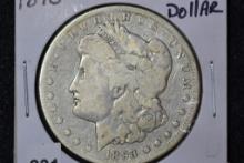 1893-CC Morgan Dollar; VG/F