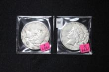 2 - Peace Dollars including 1934-D and 1934-S; VF; 2xBid