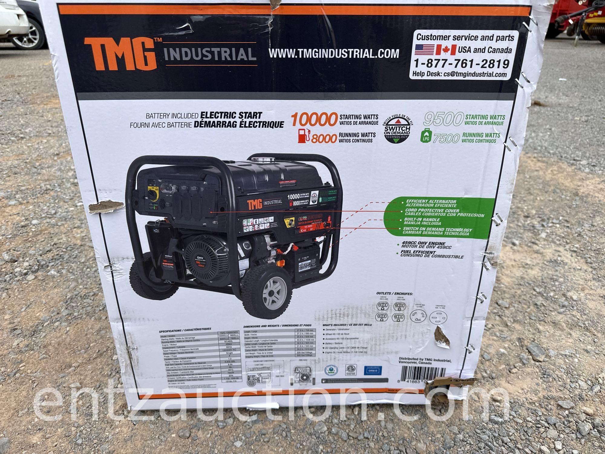 8000 / 7500 WATT GENERATOR, ELECTRIC START,